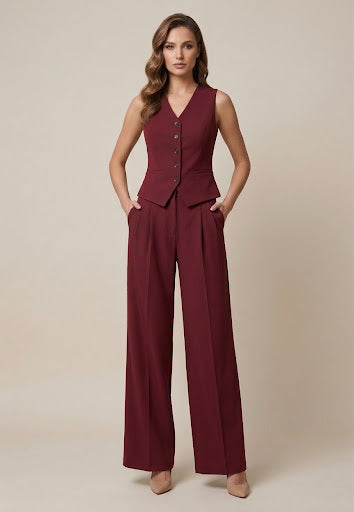 Conjunto Chaleco Helena